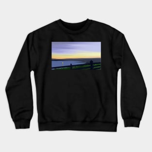 Starry sunset over Alvor Crewneck Sweatshirt